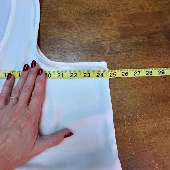 J. Crew Factory Cream Tank Top XXL - Picture 3 of 4